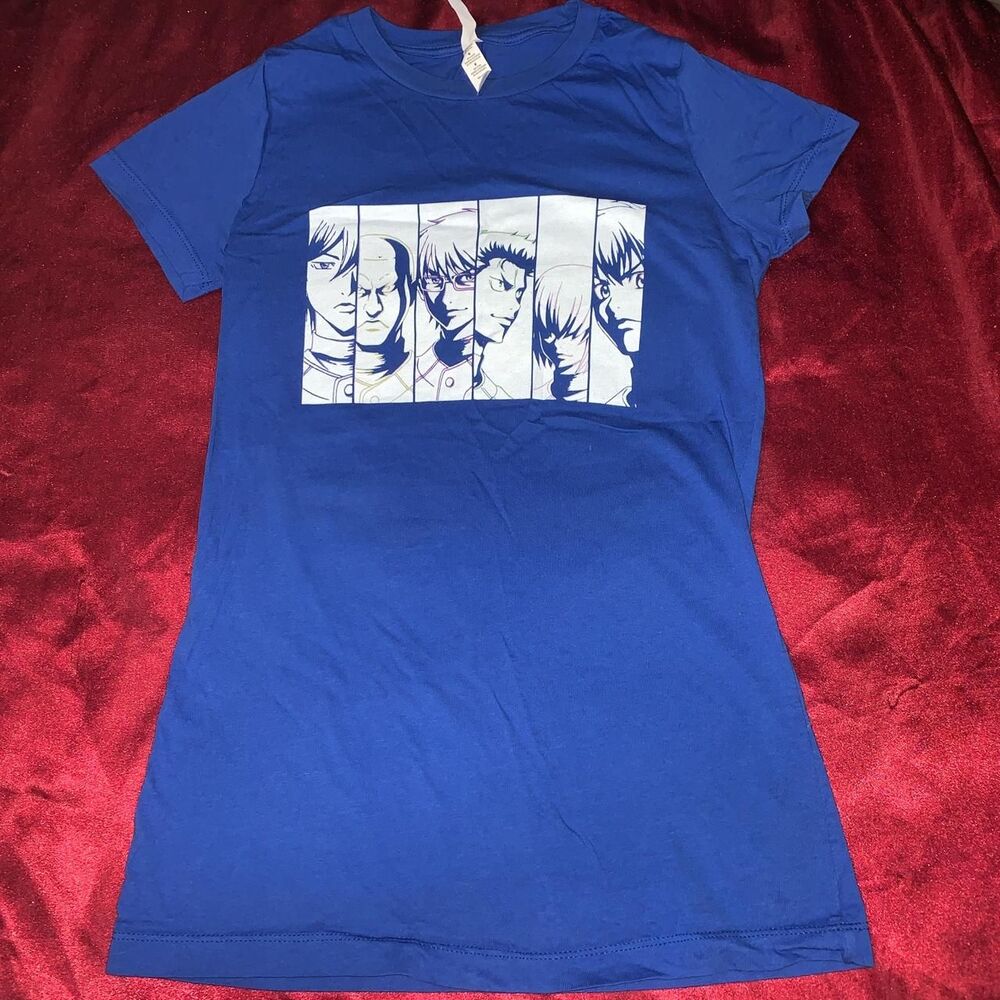 Women's Blue and White T-shirt